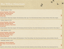 Tablet Screenshot of blue-willow-dinnerware.blogspot.com