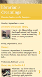 Mobile Screenshot of librariansdreamings.blogspot.com