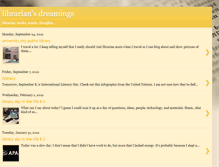 Tablet Screenshot of librariansdreamings.blogspot.com