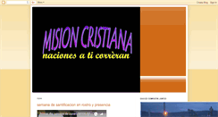 Desktop Screenshot of misioncristiananacionesaticorreran.blogspot.com