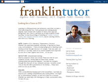 Tablet Screenshot of franklintutor.blogspot.com