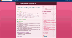 Desktop Screenshot of charlenewuresearch.blogspot.com