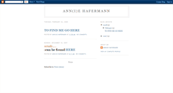 Desktop Screenshot of amhafermann.blogspot.com