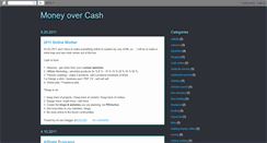 Desktop Screenshot of moneyovercash.blogspot.com