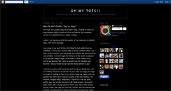 Desktop Screenshot of ohmytoes.blogspot.com