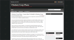 Desktop Screenshot of howtobuildachickencoop.blogspot.com