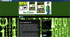 Desktop Screenshot of ben10mania.blogspot.com