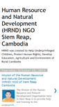 Mobile Screenshot of hrnd-siem-reap-cambodia.blogspot.com