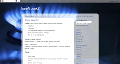 Desktop Screenshot of karencancook.blogspot.com