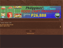 Tablet Screenshot of foodcartpinoy.blogspot.com