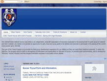 Tablet Screenshot of cwcsoccer.blogspot.com