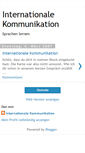 Mobile Screenshot of internationale-kommunikation.blogspot.com