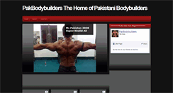 Desktop Screenshot of pakbodybuilders.blogspot.com