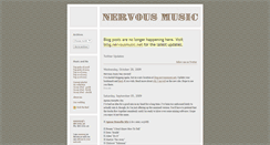 Desktop Screenshot of nervousmusic.blogspot.com