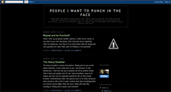 Desktop Screenshot of peopleiwanttopunchintheface.blogspot.com