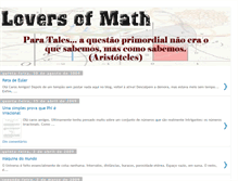 Tablet Screenshot of loversofmath.blogspot.com