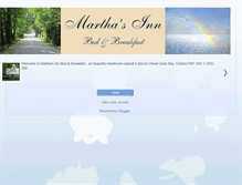 Tablet Screenshot of marthas-inn.blogspot.com