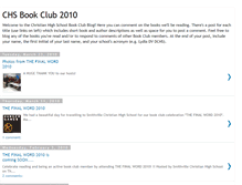 Tablet Screenshot of chsbookclub2010.blogspot.com
