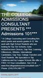 Mobile Screenshot of collegeadmissions--101.blogspot.com