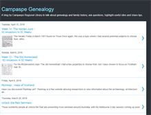Tablet Screenshot of campaspegenealogy.blogspot.com