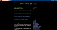 Desktop Screenshot of crossfitlondon.blogspot.com