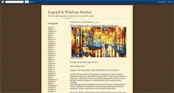 Desktop Screenshot of legend-wisdom.blogspot.com