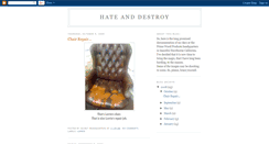 Desktop Screenshot of hate-destroy.blogspot.com