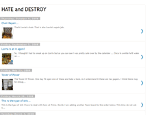 Tablet Screenshot of hate-destroy.blogspot.com