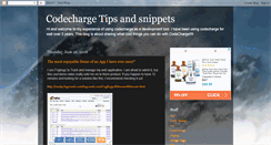 Desktop Screenshot of codechargeme.blogspot.com