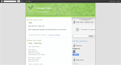 Desktop Screenshot of cetusansekepinghati.blogspot.com