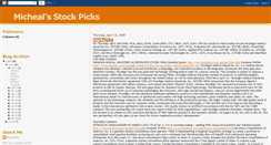 Desktop Screenshot of mpblogstocks.blogspot.com