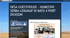 Desktop Screenshot of desaguesthouse.blogspot.com
