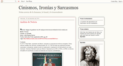 Desktop Screenshot of cinismosironasysarcasmos.blogspot.com