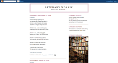 Desktop Screenshot of literarymosaic.blogspot.com