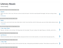 Tablet Screenshot of literarymosaic.blogspot.com