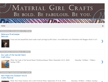 Tablet Screenshot of materialgirlcrafts.blogspot.com