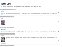 Tablet Screenshot of mattsgirls.blogspot.com