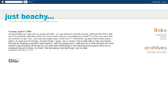 Desktop Screenshot of justbeachy.blogspot.com