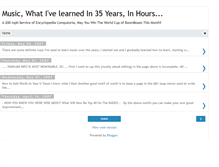 Tablet Screenshot of musicwebasaurus.blogspot.com