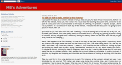Desktop Screenshot of mbsadventures.blogspot.com