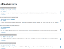 Tablet Screenshot of mbsadventures.blogspot.com
