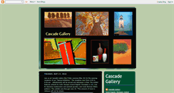Desktop Screenshot of cascadegallery.blogspot.com