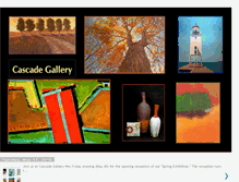 Tablet Screenshot of cascadegallery.blogspot.com