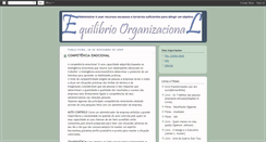 Desktop Screenshot of equilibrioorganizacional.blogspot.com