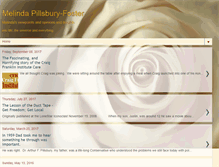 Tablet Screenshot of melindapillsbury-foster.blogspot.com