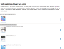 Tablet Screenshot of celinajosensilustraciones.blogspot.com