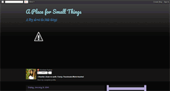 Desktop Screenshot of d-smallthings.blogspot.com