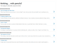 Tablet Screenshot of knittingpencils.blogspot.com
