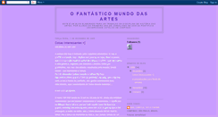 Desktop Screenshot of fantasticomundodasartes.blogspot.com