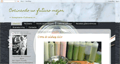 Desktop Screenshot of cocinandounfuturomejor.blogspot.com